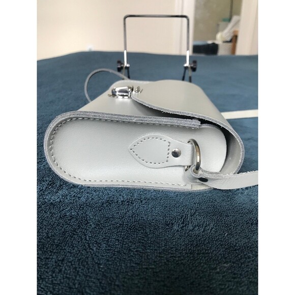 cambridge satchel company england the pushlock crossbody bag in French gray - Picture 2 of 11